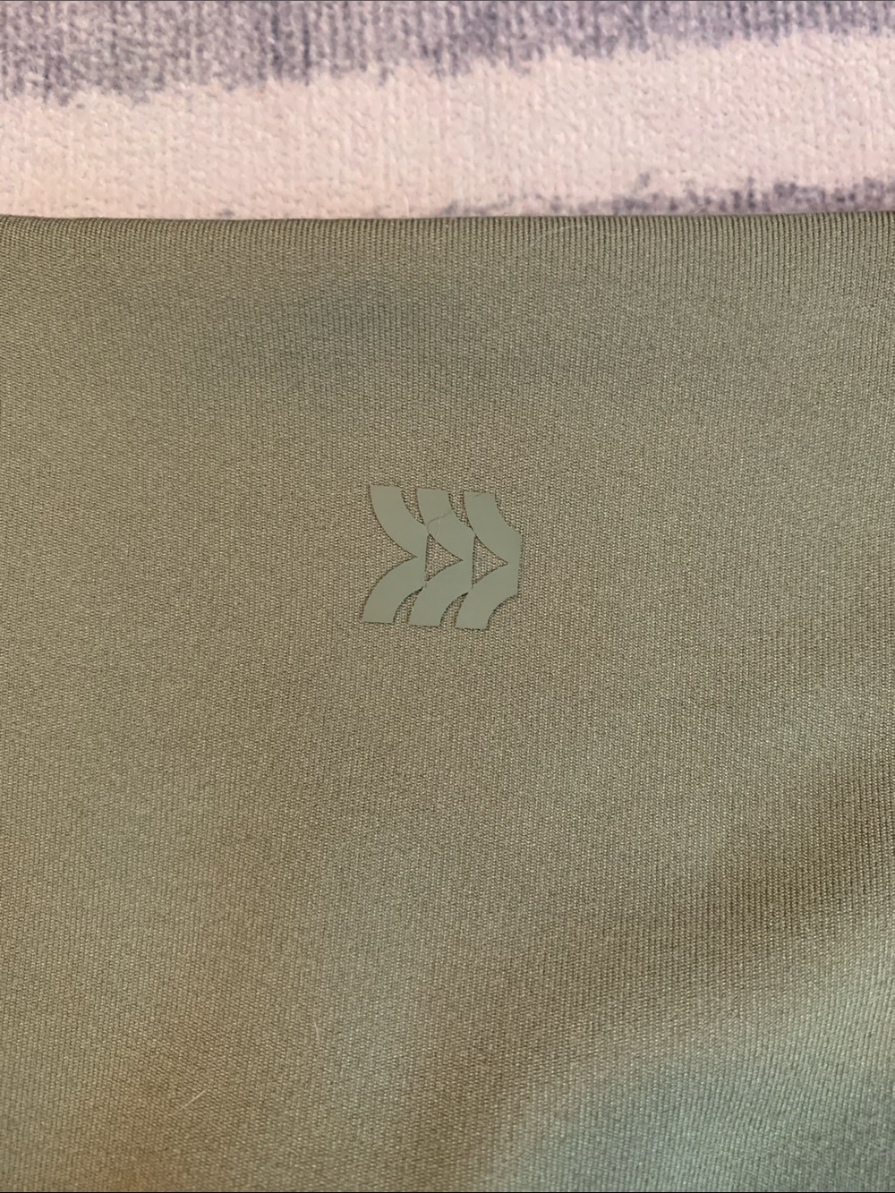 High-Rise Olive Bike Shorts for Women - Picture 3 of 4